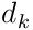 d_{k}